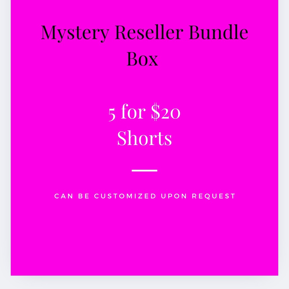 Bundle of Women's Shorts, Reseller Mystery Box